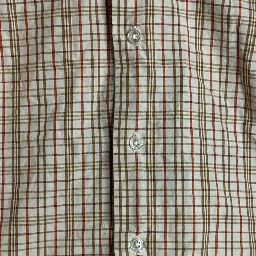 Lttle Bitty Button Down Shirt Baby Boys 24 Months Brown Plaid Long Sleeve‎
